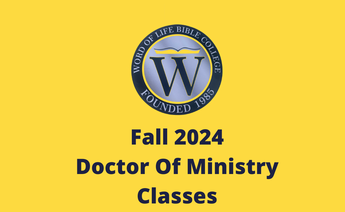 Doctor of Ministry Classes Offered Fall 2024