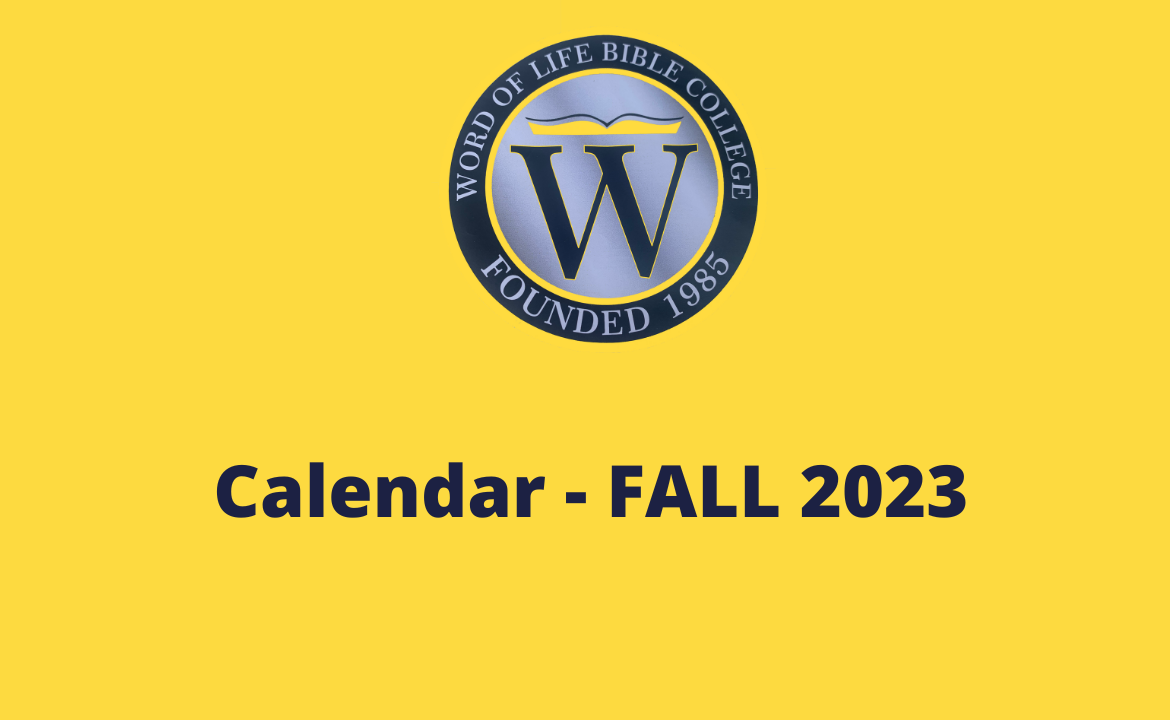 Calendar Fall 2023 