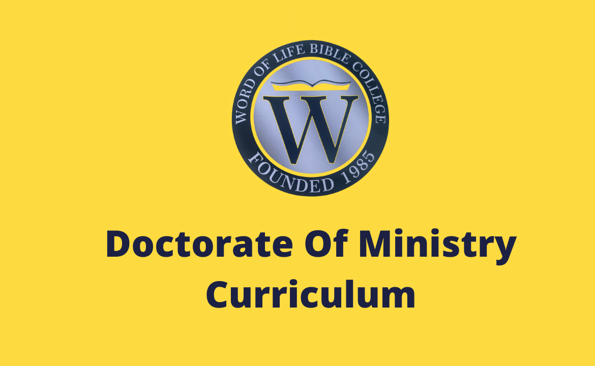 Doctorate Of Ministry Curriculum